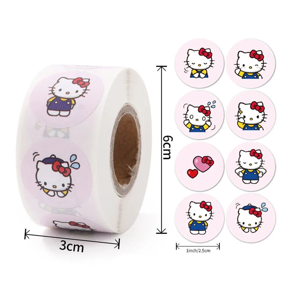 500PCS Cute Kuromi Pochacco My Melody Cartoon Stickers - 500PCS 18 - Anime - Decorative Stickers - 25 - 2024