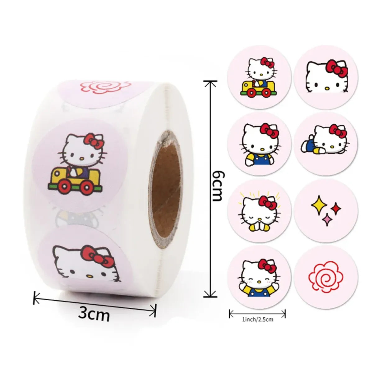 500PCS Cute Kuromi Pochacco My Melody Cartoon Stickers - Anime - 27
