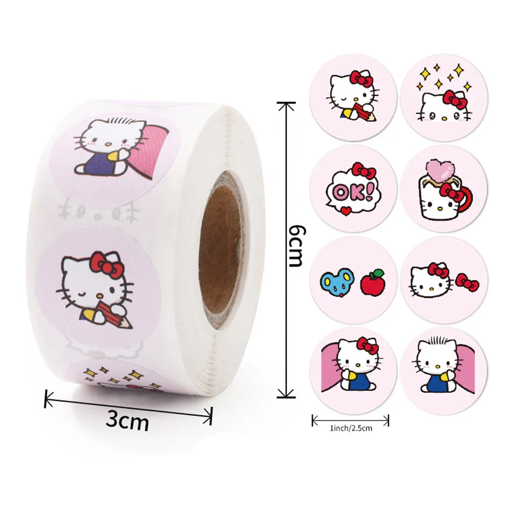 500PCS Cute Kuromi Pochacco My Melody Cartoon Stickers - 500PCS 21 - Anime - Decorative Stickers - 28 - 2024