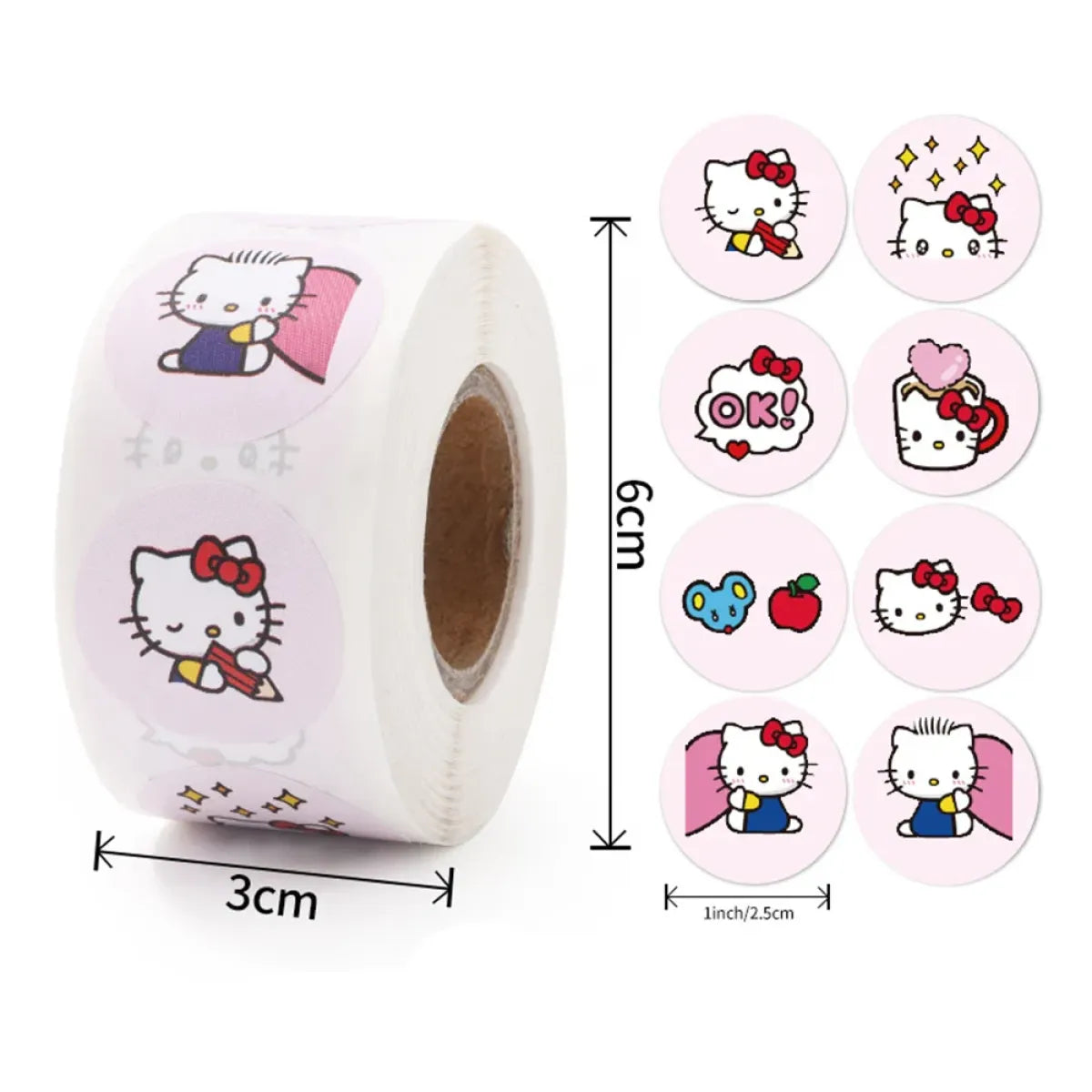 500PCS Cute Kuromi Pochacco My Melody Cartoon Stickers - Anime - 28