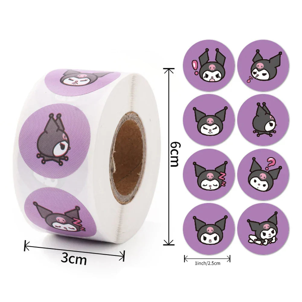 500PCS Cute Kuromi Pochacco My Melody Cartoon Stickers - 500PCS 23 - Anime - Decorative Stickers - 30 - 2024