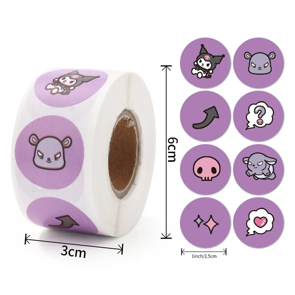 500PCS Cute Kuromi Pochacco My Melody Cartoon Stickers - 500PCS 26 - Anime - Decorative Stickers - 33 - 2024