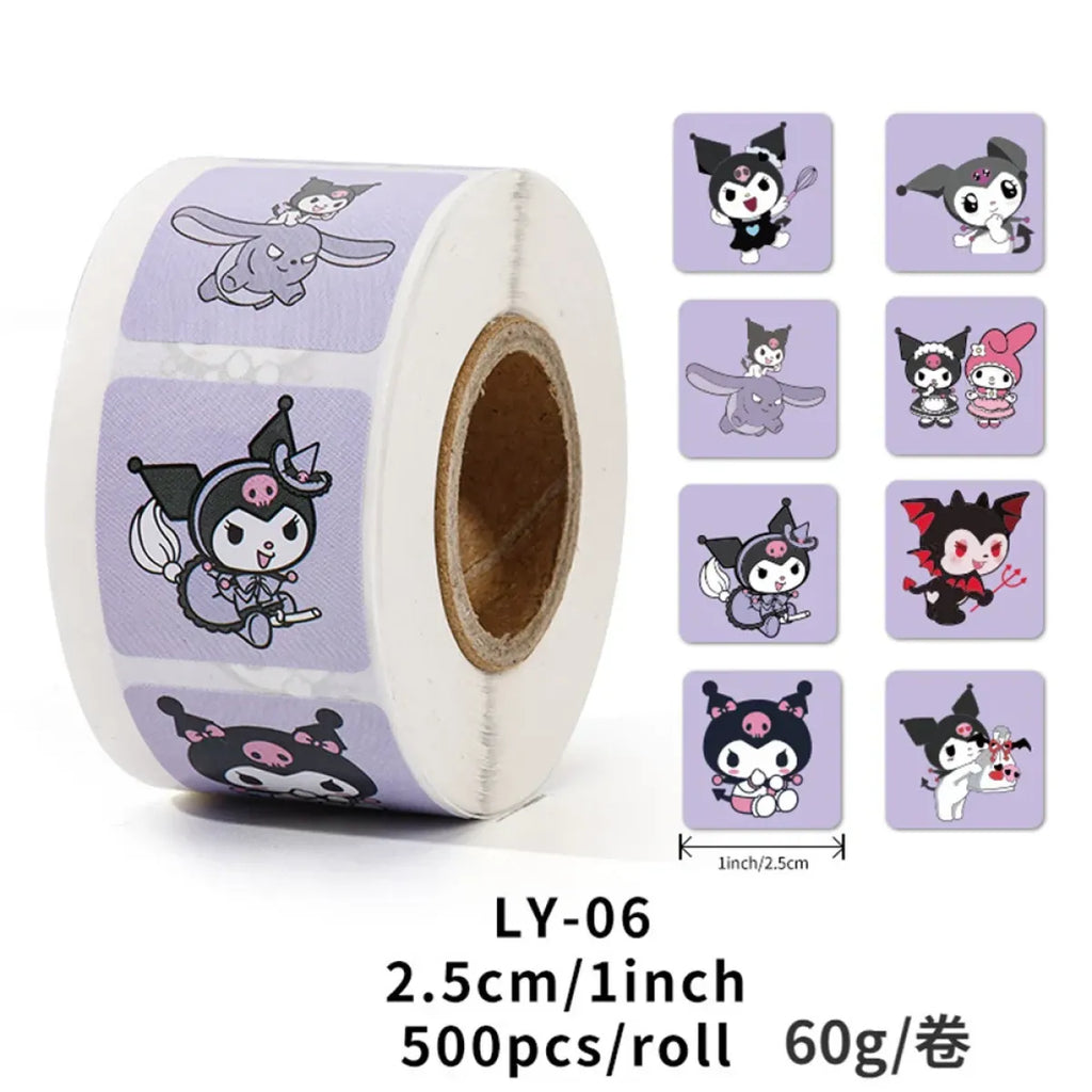 500PCS Cute Kuromi Pochacco My Melody Cartoon Stickers - Anime - 7