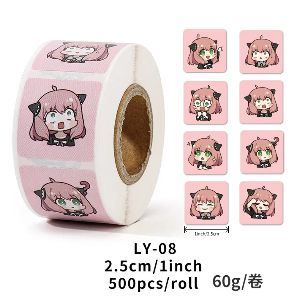 500PCS Cute Kuromi Pochacco My Melody Cartoon Stickers - 500PCS 2 - Anime - Decorative Stickers - 9 - 2024