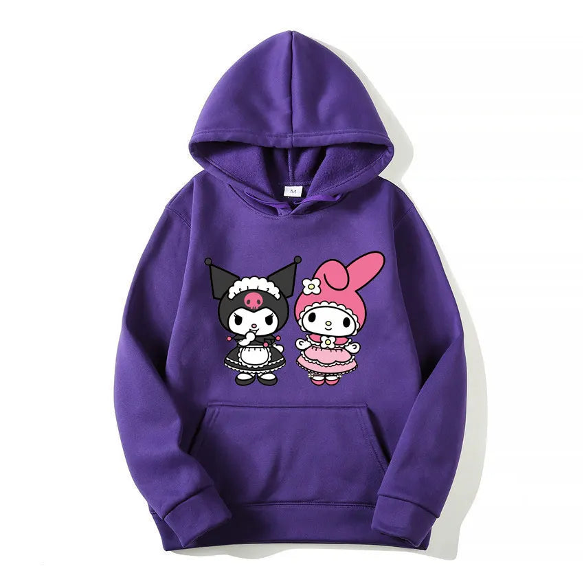 Kuromi Pullover - Casual Sanrio Hoodie - Purple / M - Hoodies & Sweatshirts - Clothing Tops - 10 - 2024