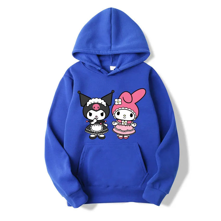 Kuromi Pullover - Casual Sanrio Hoodie - Blue / M - Hoodies & Sweatshirts - Clothing Tops - 11 - 2024