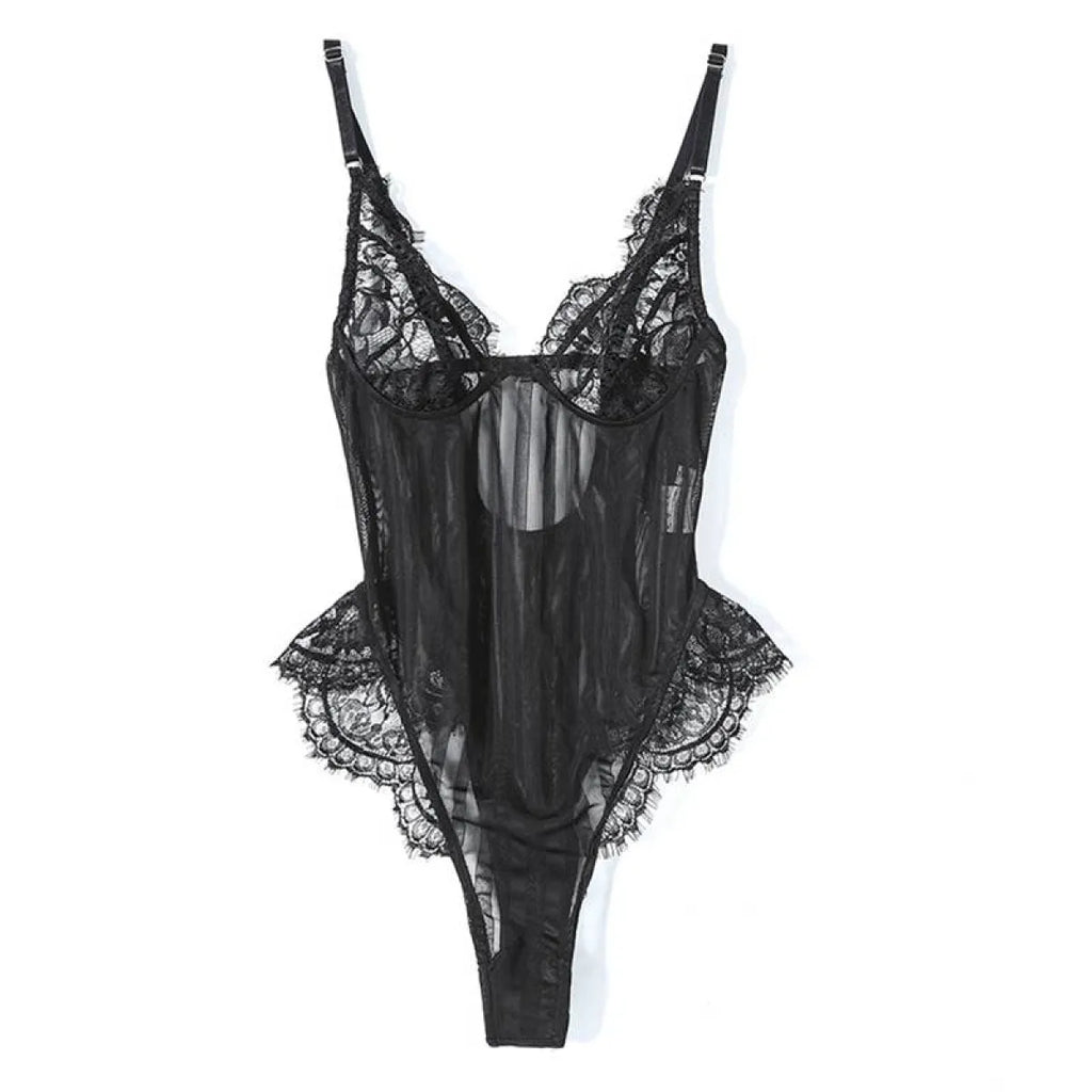 Lace Bodysuit - Women’s Clothing & Accessories - 4