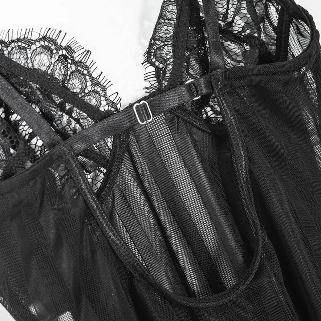 Lace Bodysuit - Women’s Clothing & Accessories - 5