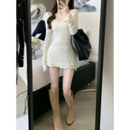 Mori Girl Lace Knit Dress - All Dresses - Dresses - 14