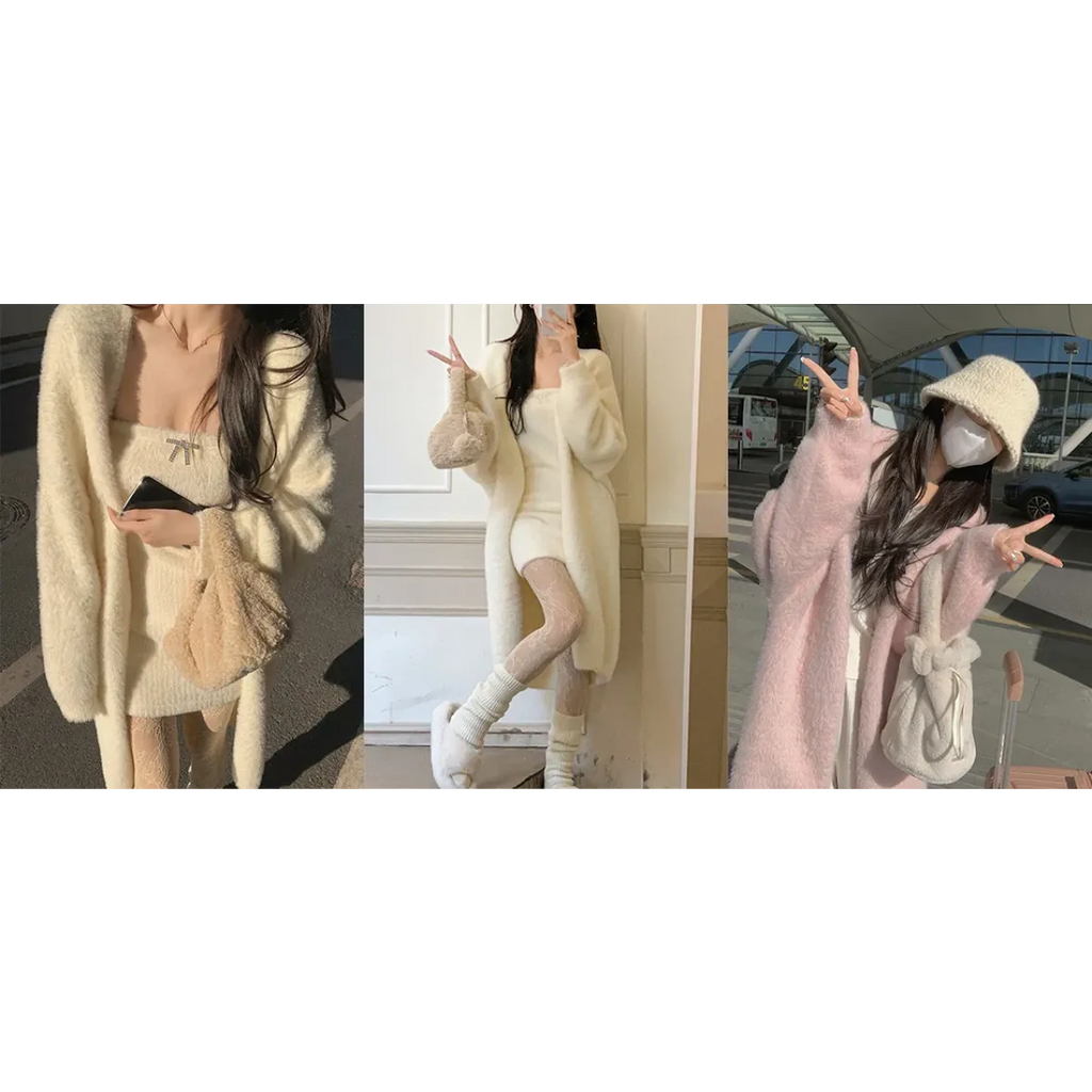 Mori Girl Lace Knit Dress - All Dresses - Dresses - 8