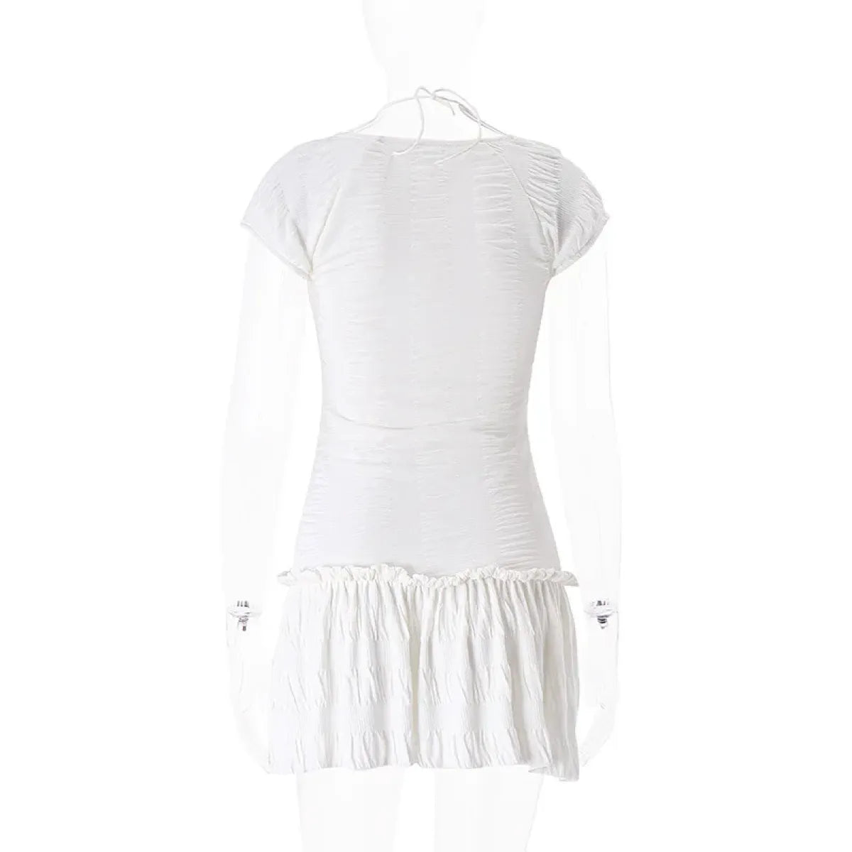 Halter Lace Mini Dress - All Dresses - mini dress - 17