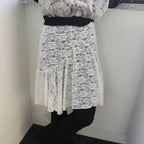 Asymmetrical Vintage Lace Overlay Skirt - Bottoms - Skirts - 3