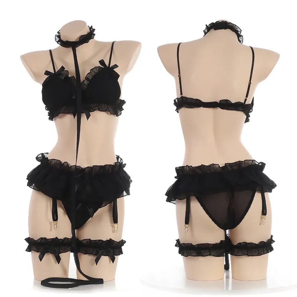 Lace Ruffle Maid Lingerie - Women’s Clothing & Accessories - Lingerie - 6