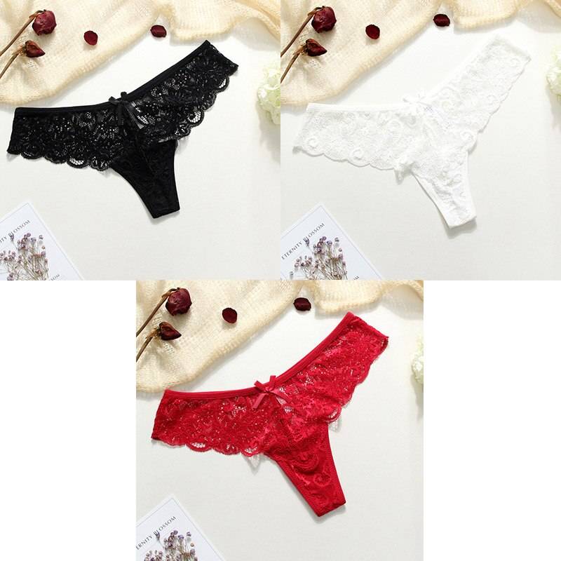 Lace Thongs - 3 Piece - 1 / S / China - Women’s Clothing & Accessories - Pants - 10 - 2024