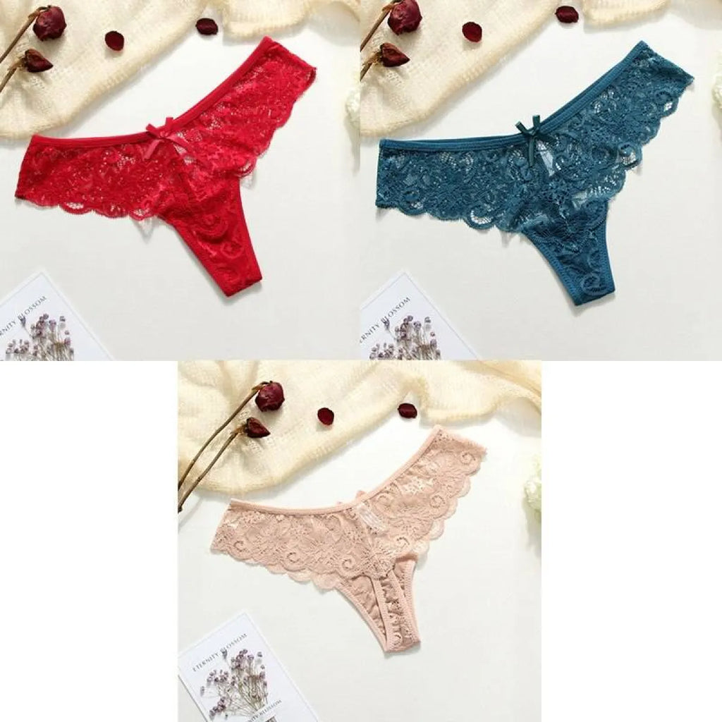 Lace Thongs - 3 Piece - Women’s Clothing & Accessories - 14