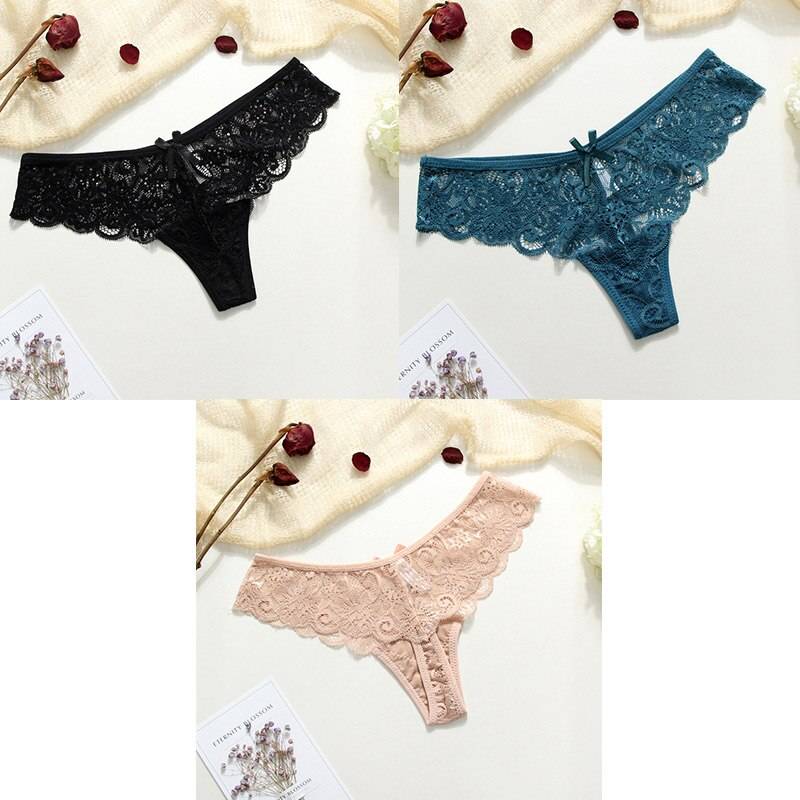 Lace Thongs - 3 Piece - 12 / S / China - Women’s Clothing & Accessories - Pants - 21 - 2024