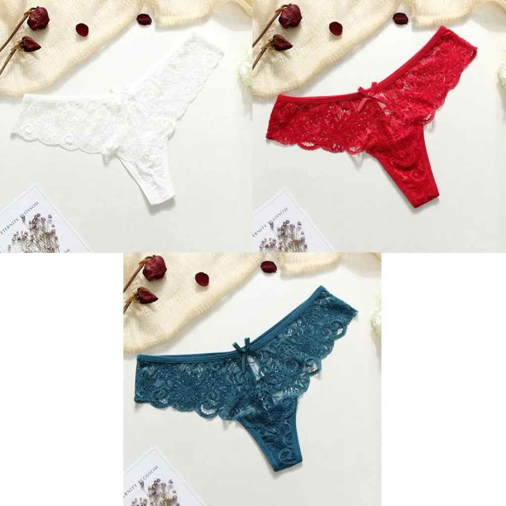 Lace Thongs - 3 Piece - Women’s Clothing & Accessories - 22