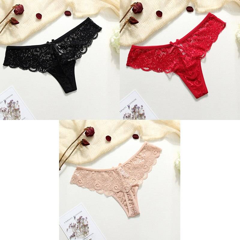 Lace Thongs - 3 Piece - 16 / S / China - Women’s Clothing & Accessories - Pants - 25 - 2024