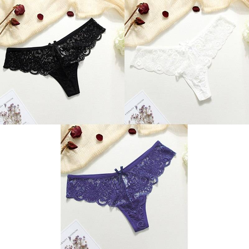 Lace Thongs - 3 Piece - 17 / S / China - Women’s Clothing & Accessories - Pants - 26 - 2024