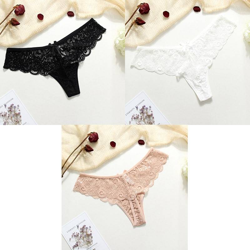 Lace Thongs - 3 Piece - 18 / S / China - Women’s Clothing & Accessories - Pants - 27 - 2024