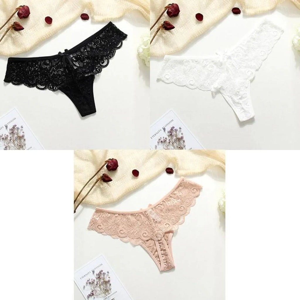 Lace Thongs - 3 Piece - Women’s Clothing & Accessories - 27