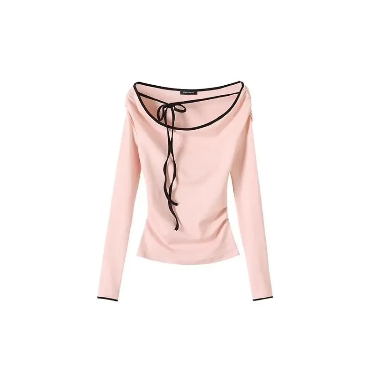 Sweet Off Shoulder Lace Up Tee - T-Shirts - T-Shirts - 6