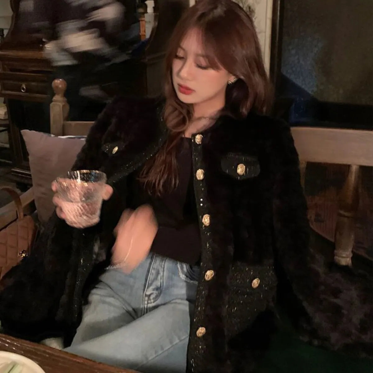 Korean Fashion Lamb Wool Coats - Women’s Clothing & Accessories - 4