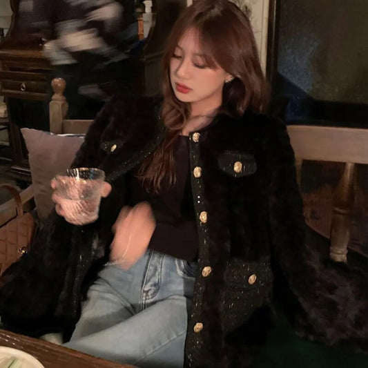 Korean Fashion Lamb Wool Coats - Women’s Clothing & Accessories - 4