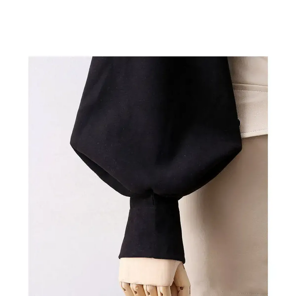 Lantern Sleeve Blouse – Elegant Vintage Button-Up Shirt - T-Shirts - Long - Shirt - Blouses - 7