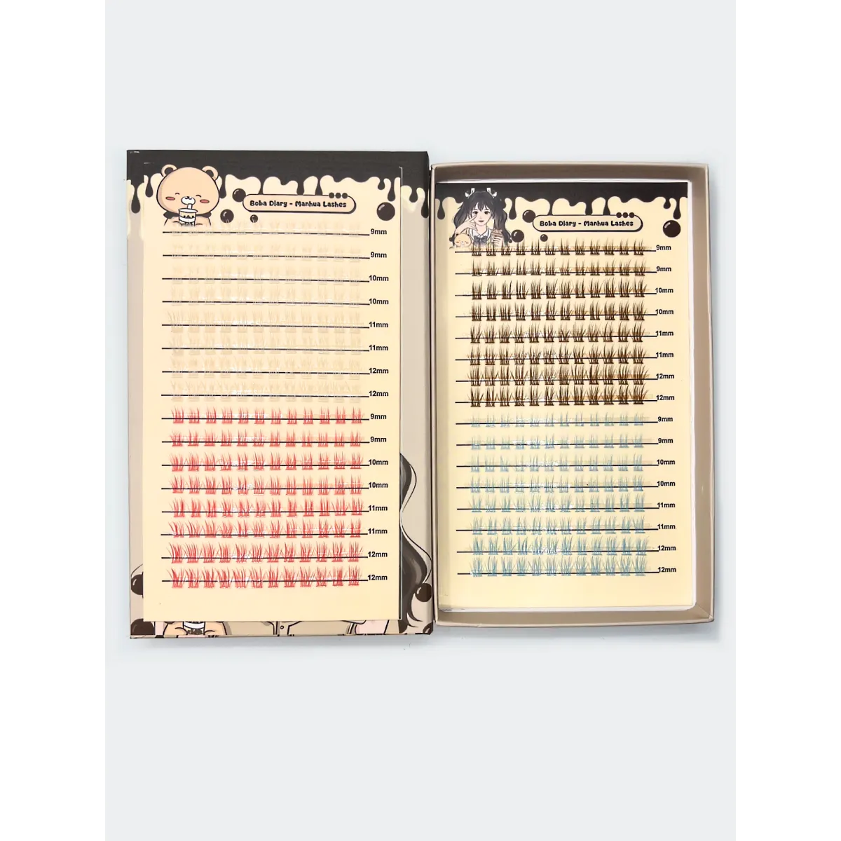 Boba Diary Manga Lash Clusters Book - Harajuku Style - Cosmetics - 6
