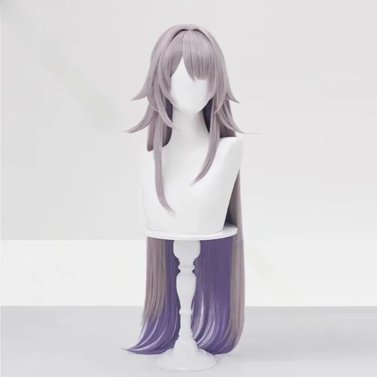 Lavender Herta Cosplay Wig – Long Straight Gradient Purple Hair - Cosplay - Cosplay - 2