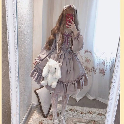 Women’s Lavender Lolita Dress - All Dresses - 1