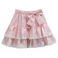Layered Ruffle Skirt – Kawaii Sweet Lolita Bow Lace - Bottoms - Skirts - 7
