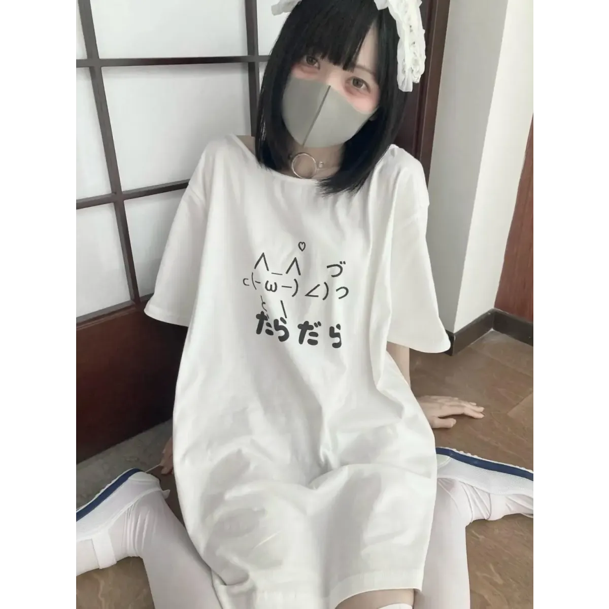 Kawaii ’Lazy Cat’ T-Shirt - T-Shirts - 12