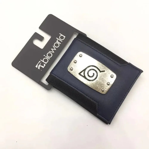 Naruto Leaf Village PU Wallet with Metal Plate - Anime - Purses - 1