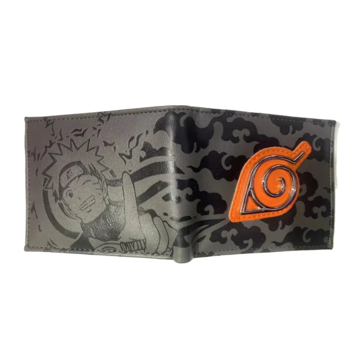 Naruto Leaf Village PU Wallet with Metal Plate - Anime - Purses - 14