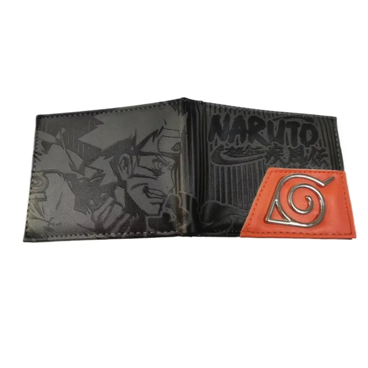 Naruto Leaf Village PU Wallet with Metal Plate - Anime - Purses - 7