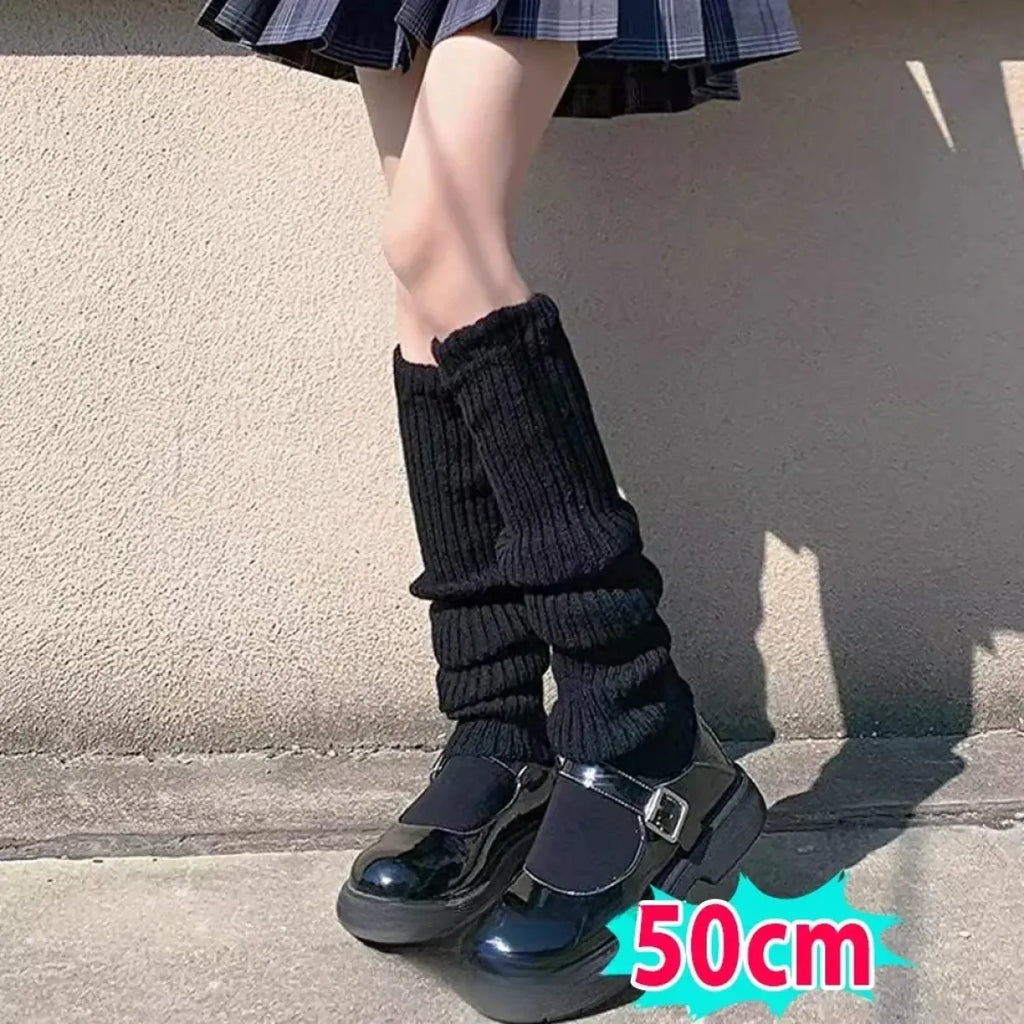 Y2K Knitted Lolita Leg Warmers - Harajuku Style - Accessory - 7