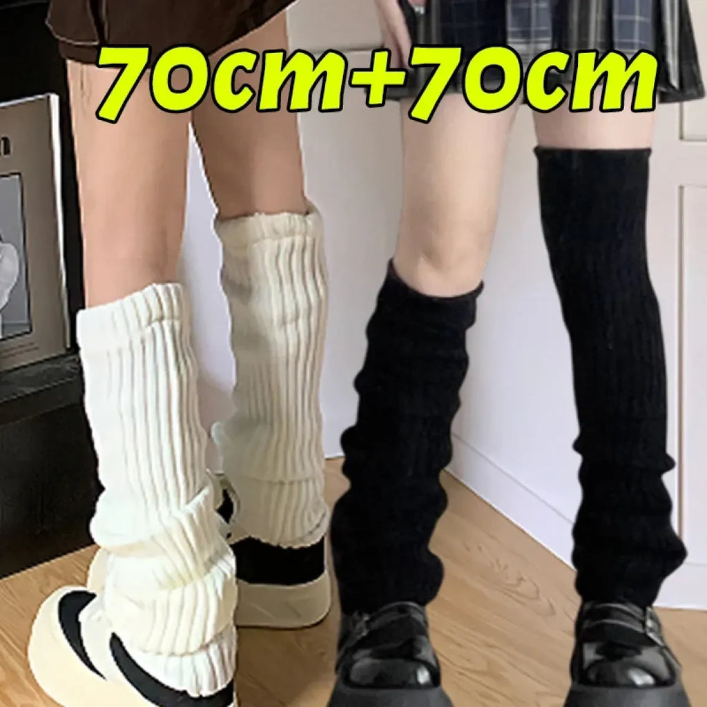 Y2K Knitted Lolita Leg Warmers - Harajuku Style - Accessory - 13