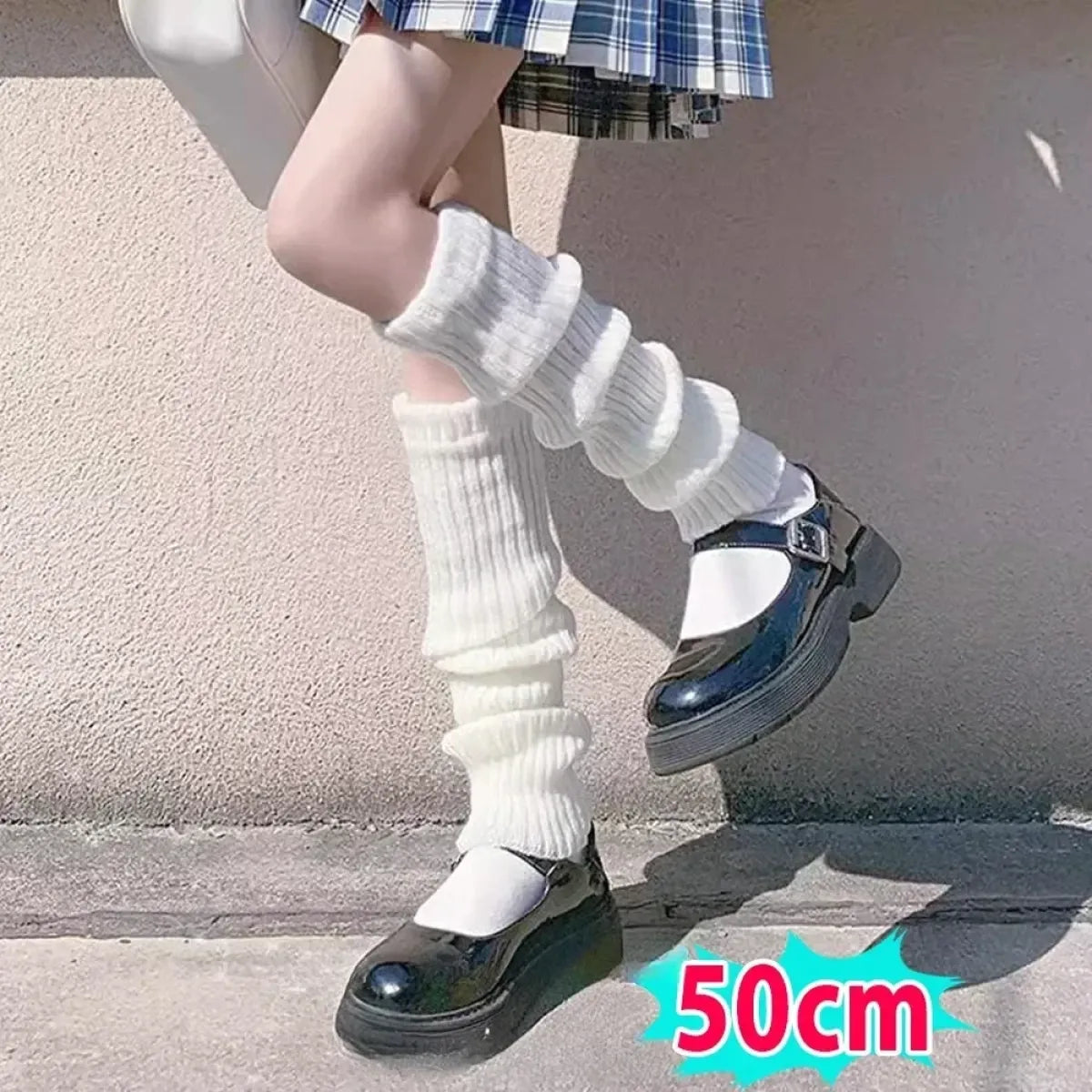 Y2K Knitted Lolita Leg Warmers - Harajuku Style - Accessory - 11