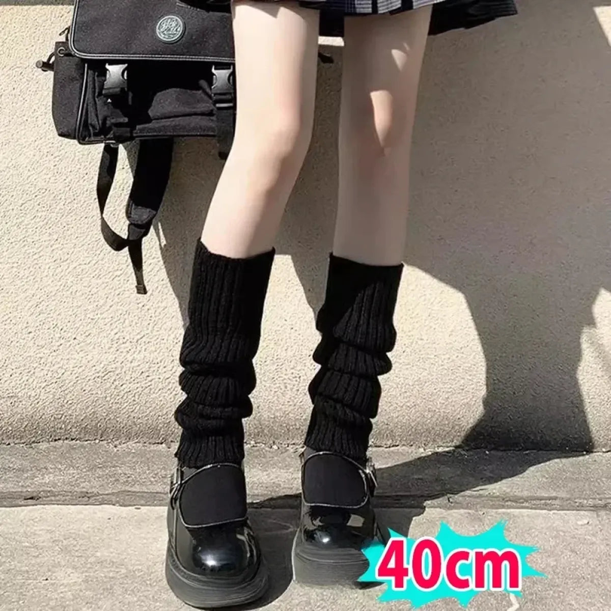 Y2K Knitted Lolita Leg Warmers - Harajuku Style - Accessory - 12
