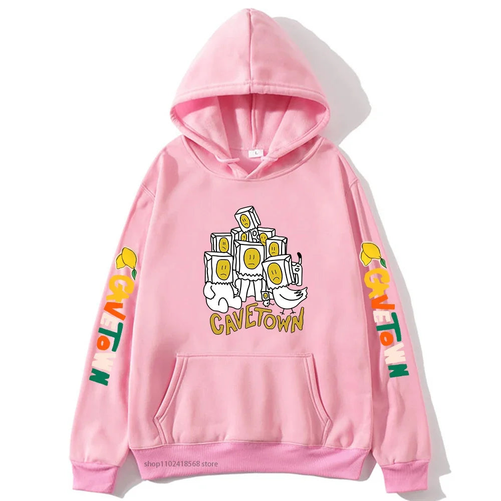 Lemon Boy Cavetown Hoodies - Pink / L - Hoodies & Sweatshirts - Clothing Tops - 1 - 2024