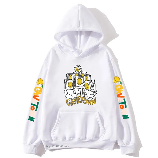 Lemon Boy Cavetown Hoodies - White / XXL - Hoodies & Sweatshirts - Clothing Tops - 2 - 2024