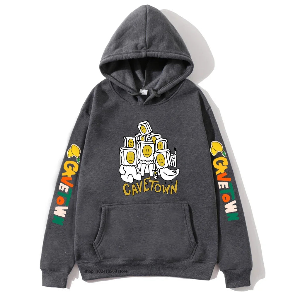 Lemon Boy Cavetown Hoodies - Dark Gray / S - Hoodies & Sweatshirts - Clothing Tops - 8 - 2024