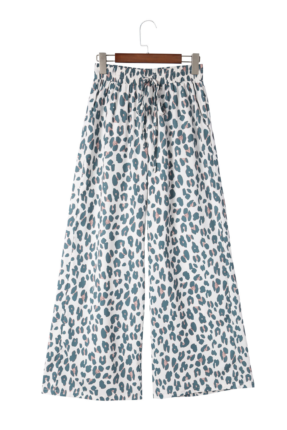 Leopard Drawstring Waist Culottes - Bottoms - Pants - 3 - 2024