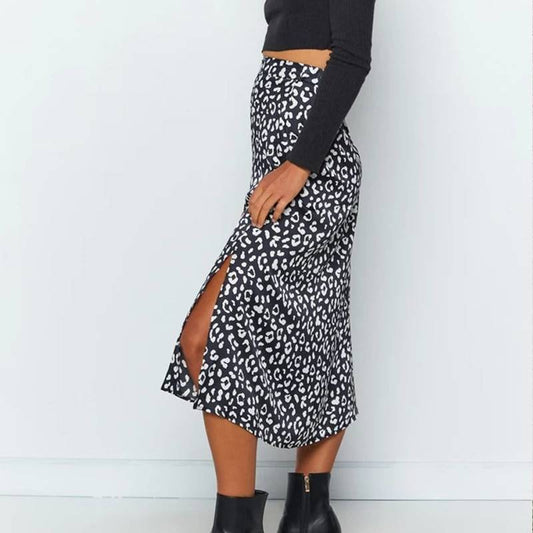 Leopard Pattern Midi Skirts - Bottoms - Clothing - 2 - 2024