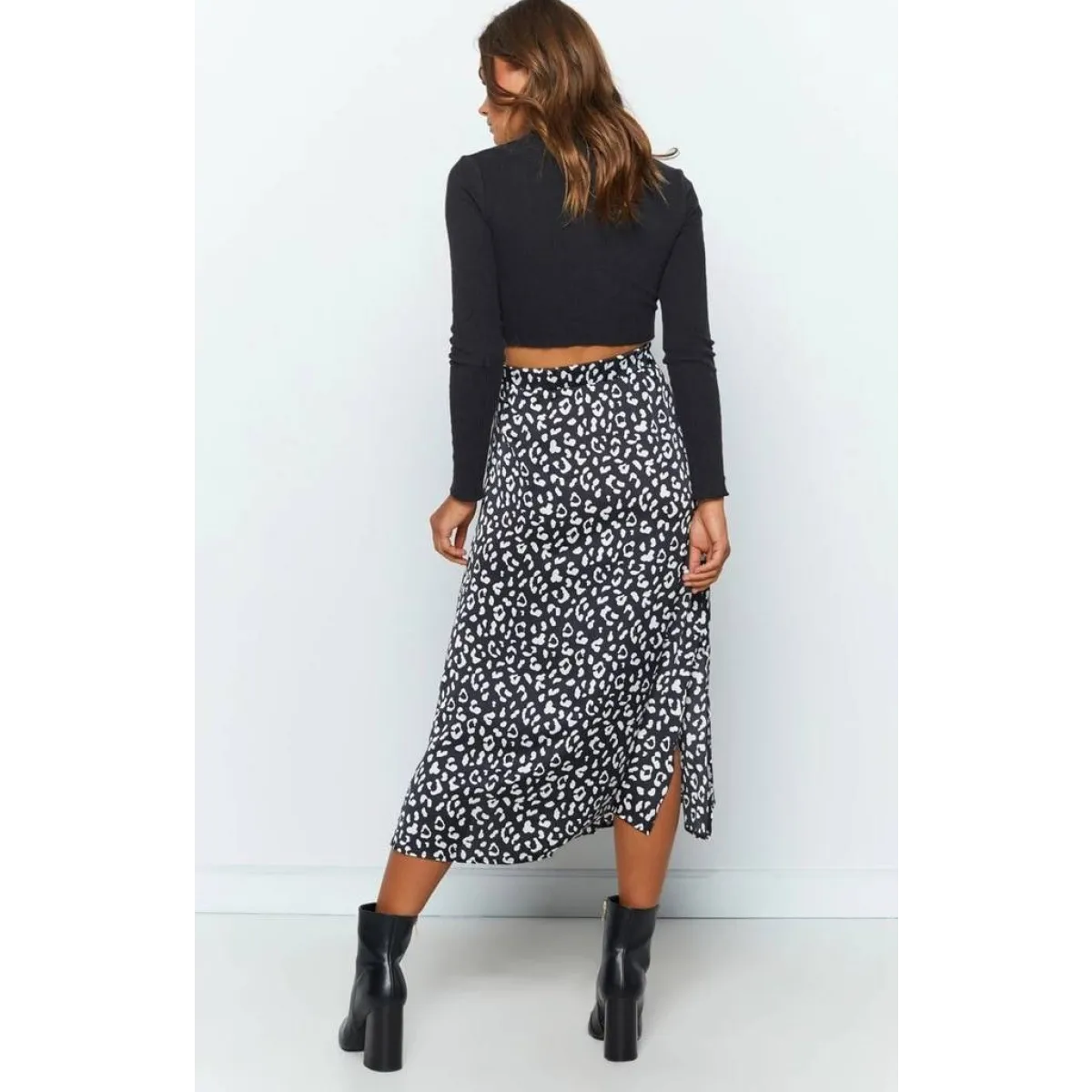 Sexy Leopard Wrap Skirt - Bottoms - 12