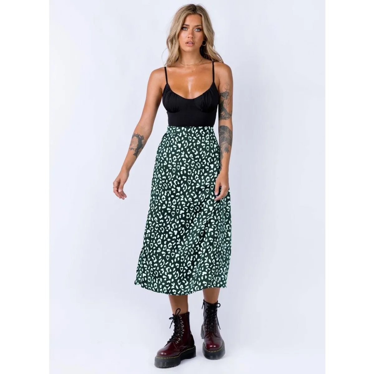 Sexy Leopard Wrap Skirt - Bottoms - 14