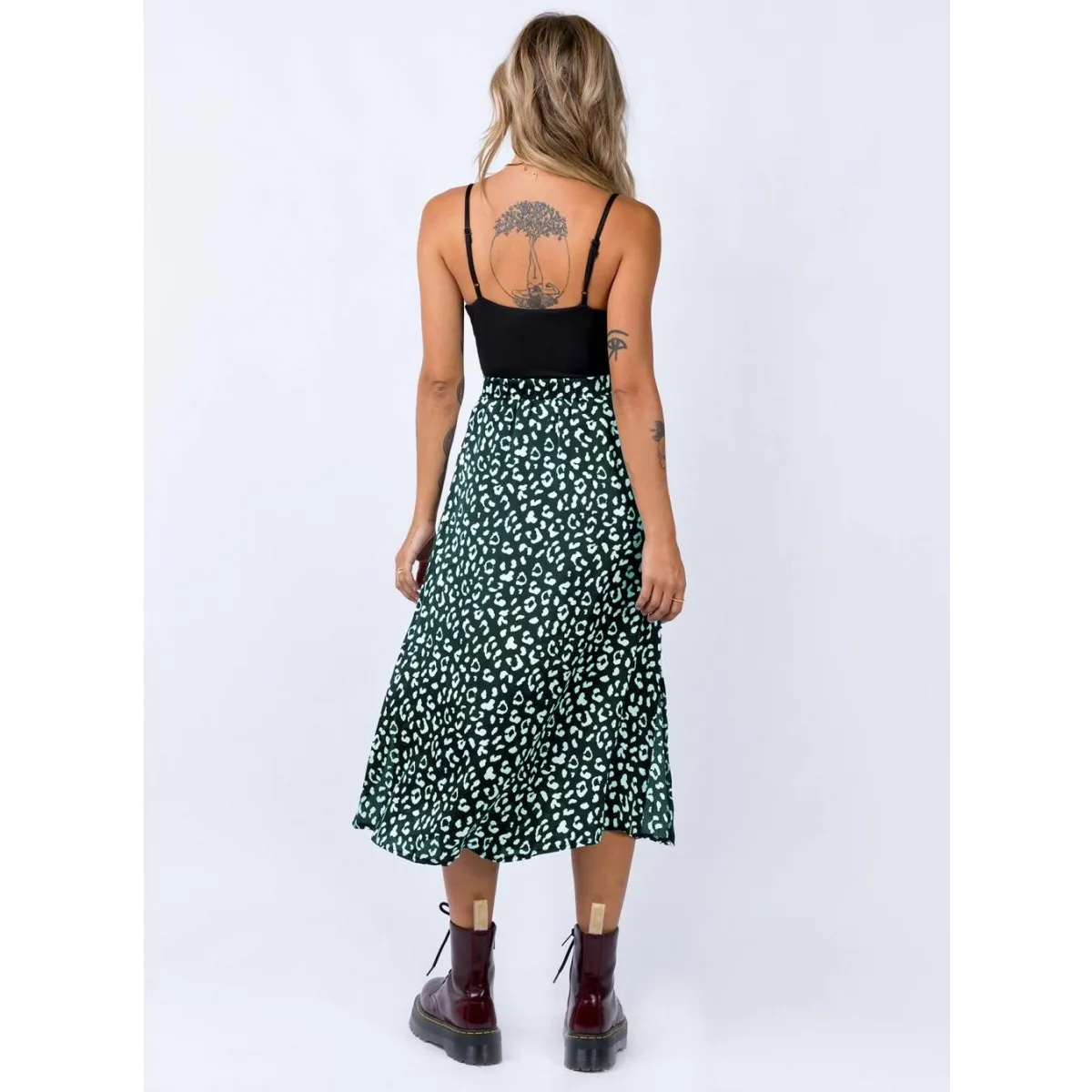 Sexy Leopard Wrap Skirt - Bottoms - 16