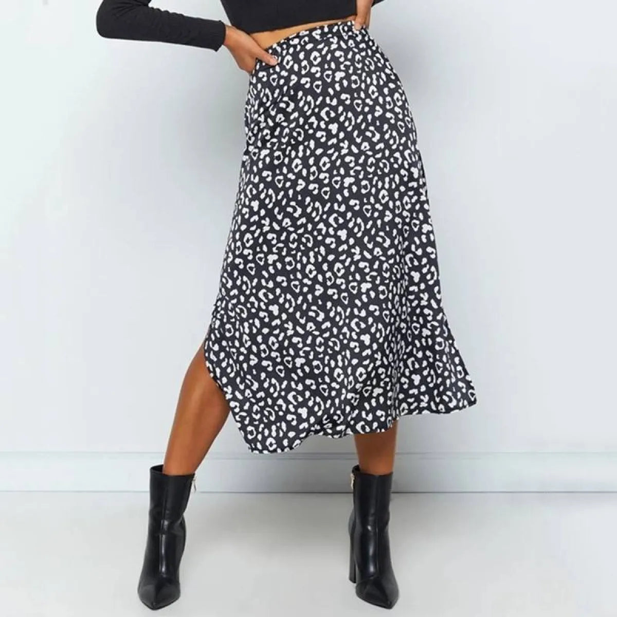 Sexy Leopard Wrap Skirt - Bottoms - 3